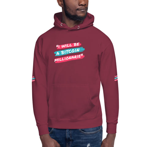 Bitcoin millionaire Unisex Hoodie